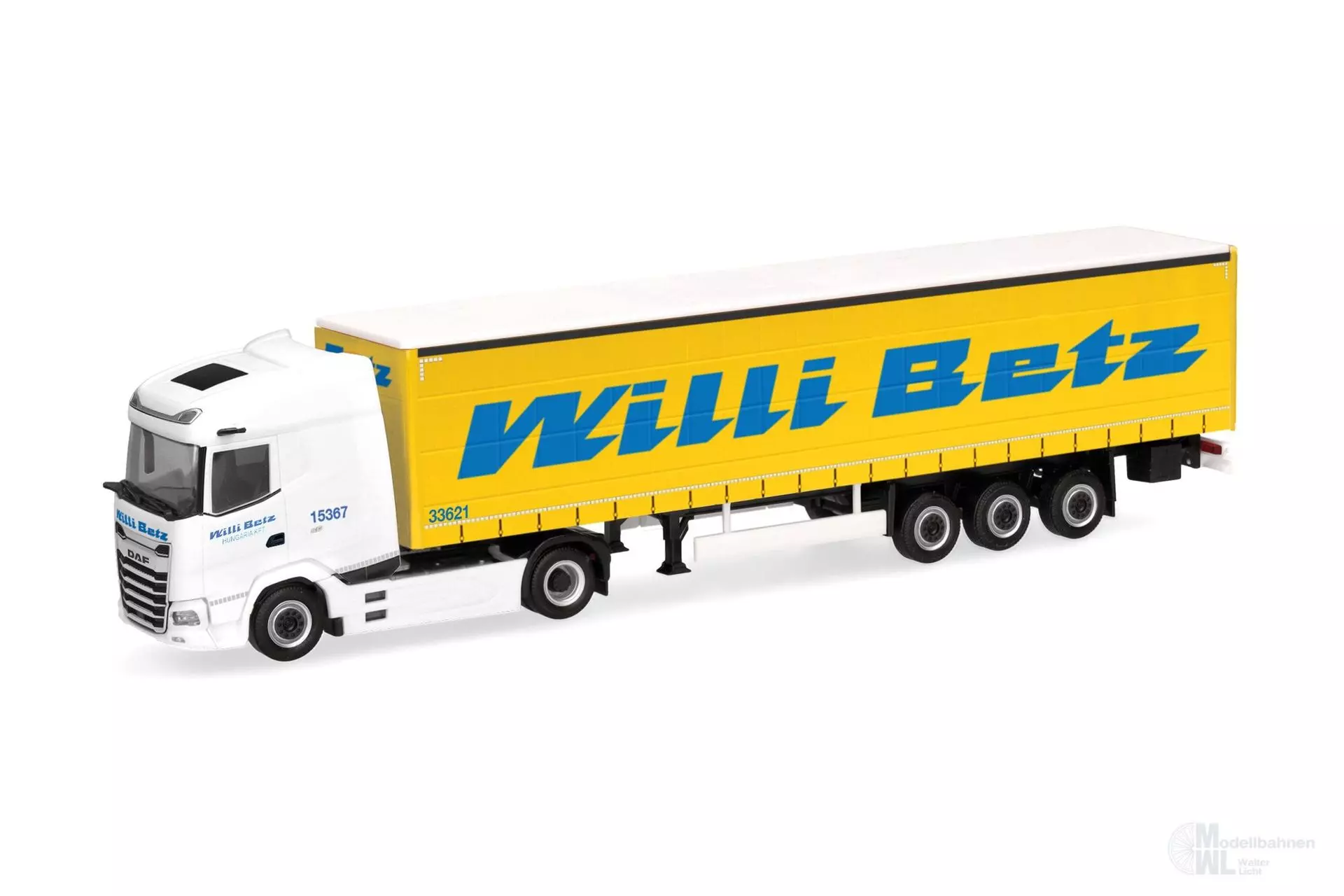 Herpa 320290 - DAF XG Facelift Gardienplanen Sattelzug Willi Betz H0 1:87
