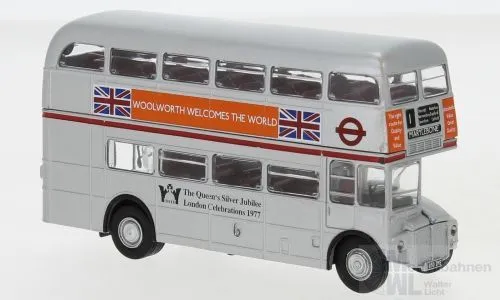 Brekina 61105 - AEC Routemaster 1977 Silver Jubilee H0 1:87
