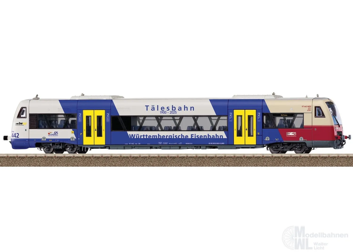 Trix 25971 - Dieseltriebwagen RS 1 BR 650 WEG Ep.VI H0/GL