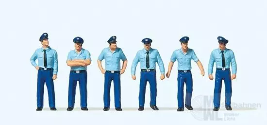 Preiser 10342 - Feuerwehrmänner in Sommeruniform H0 1:87