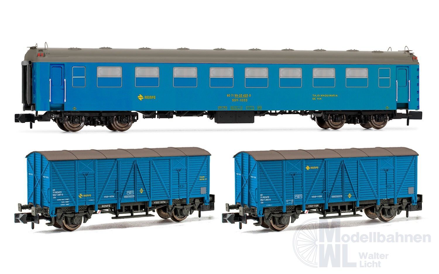 Arnold 4457 - Dienstzug RENFE Ep.IV/V 3.tlg. N 1:160