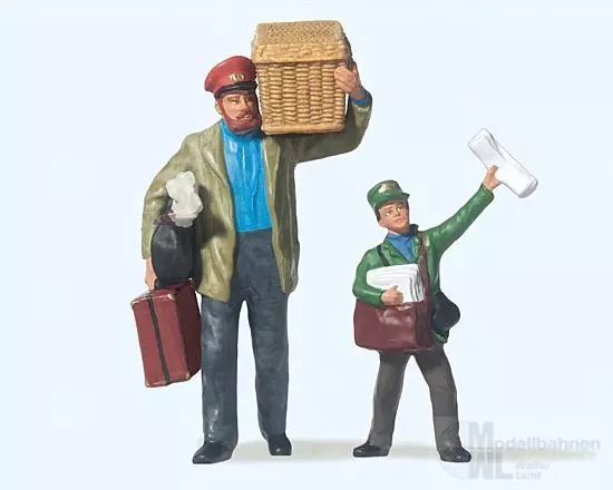 Preiser 45063 - Dienstmann, Zeitungsjunge Spur G