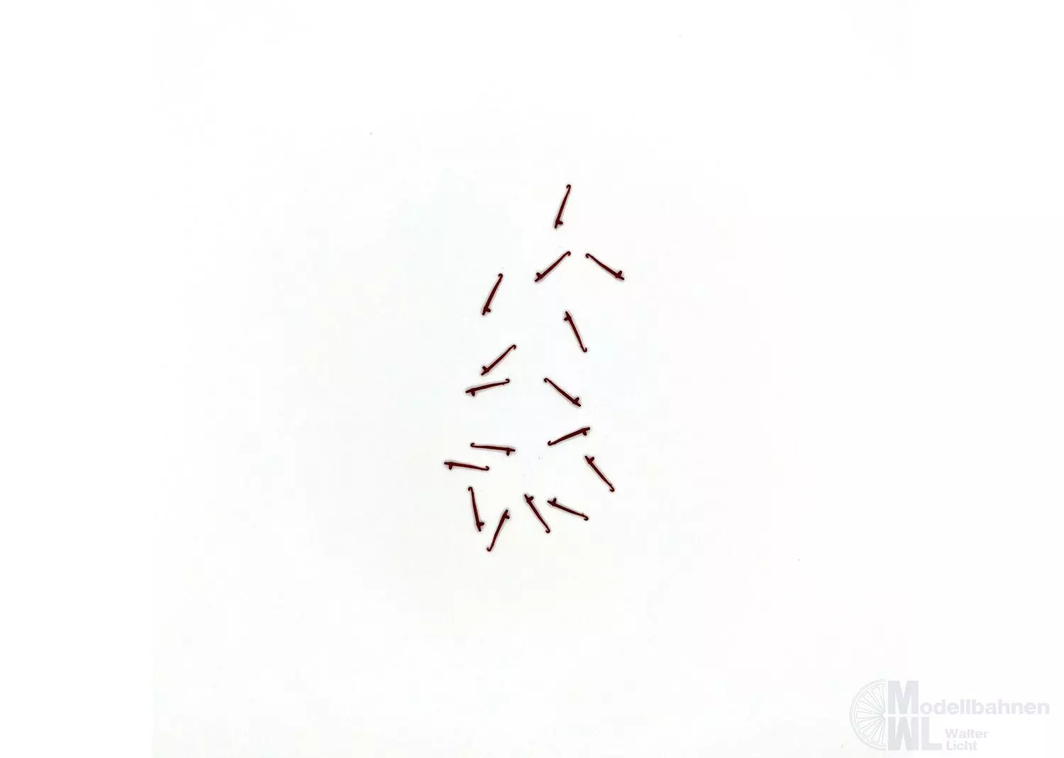 Märklin Ersatzeile E297096 - ERSATZTEIL: Runge rot  (16 St)