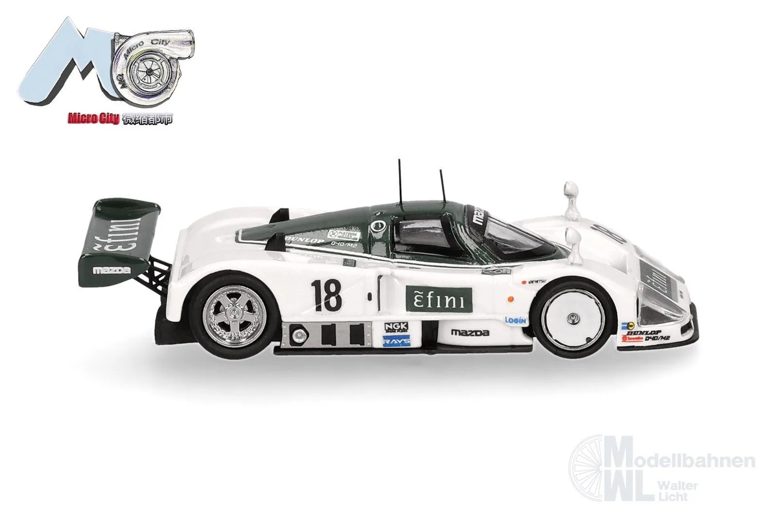 Herpa 87MC000081 - Mazda 787B 18m weiß H0 1:87