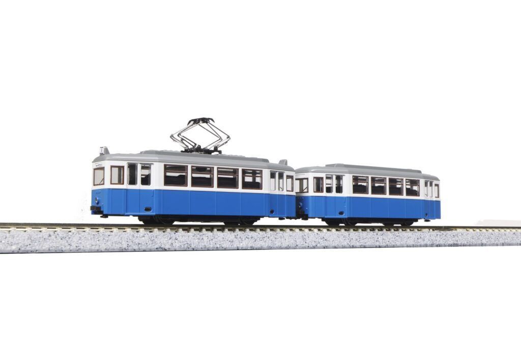 Kato 14806-1 - Straßenbahn Düwag 2-tlg. blau/weiß N 1:160