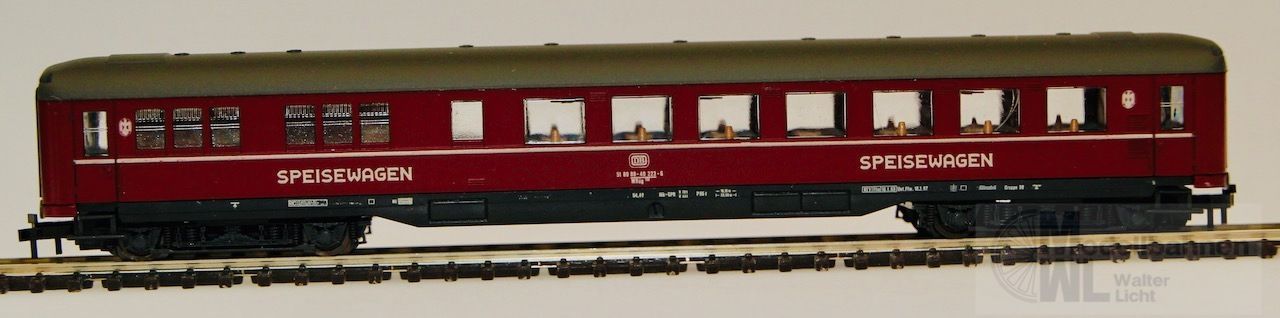 Roco 02268A - ROCO - Schürzen Speisewagen DB N 1:160