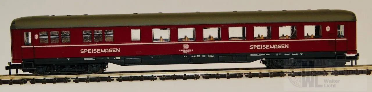 Roco 02268A - ROCO - Schürzen Speisewagen DB N 1:160