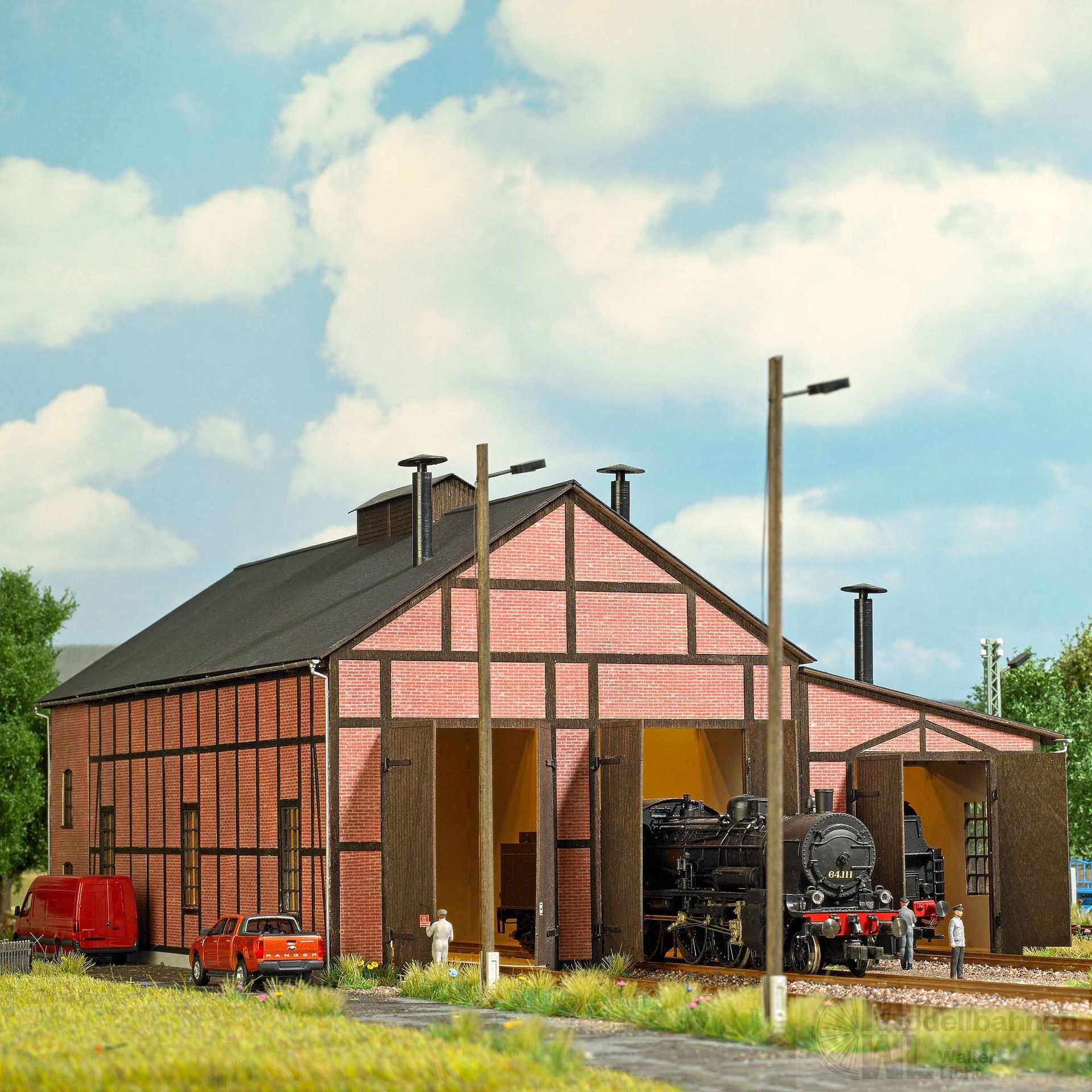Busch 8223 - Lokschuppen N 1:160