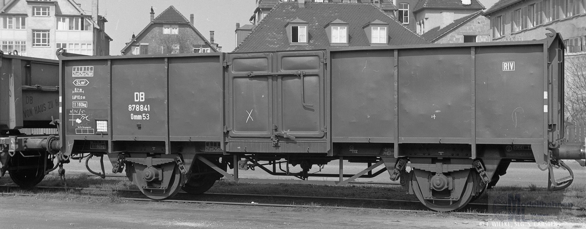 Brawa 50056 - Güterwagen offen DB Ep.III Omm53 878 841 H0/GL