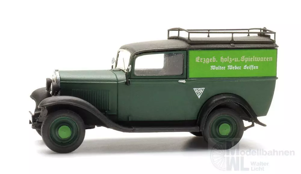 ARTITEC b.v. 387.650 - Opel 1.2l Kastenwagen Weber Fertigmodell H0 1:87