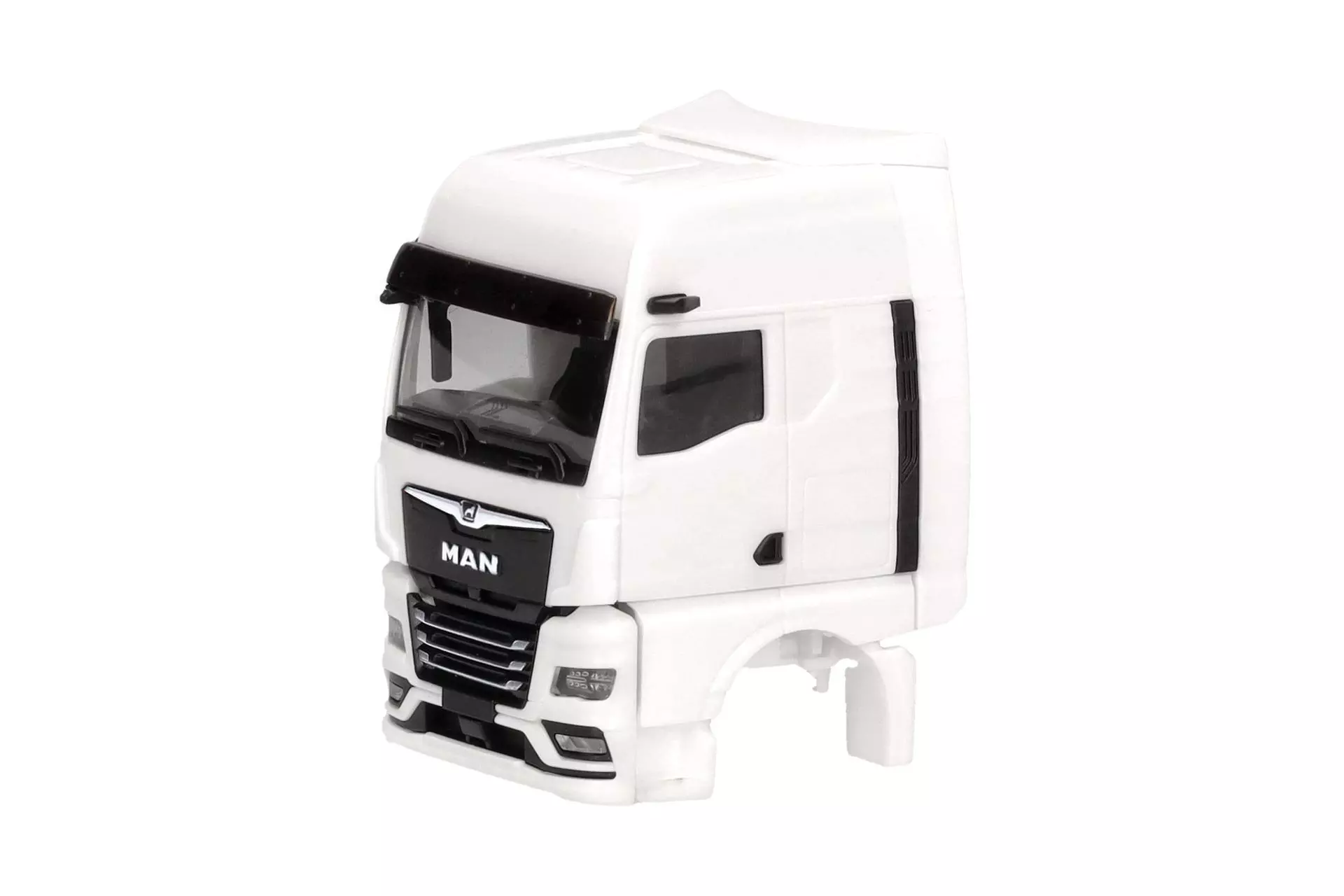 Herpa 086332 - Fahrerhaus MAN TGX GX Windleitblechen Spiegelkamera weiß 2 St. H0 1:87