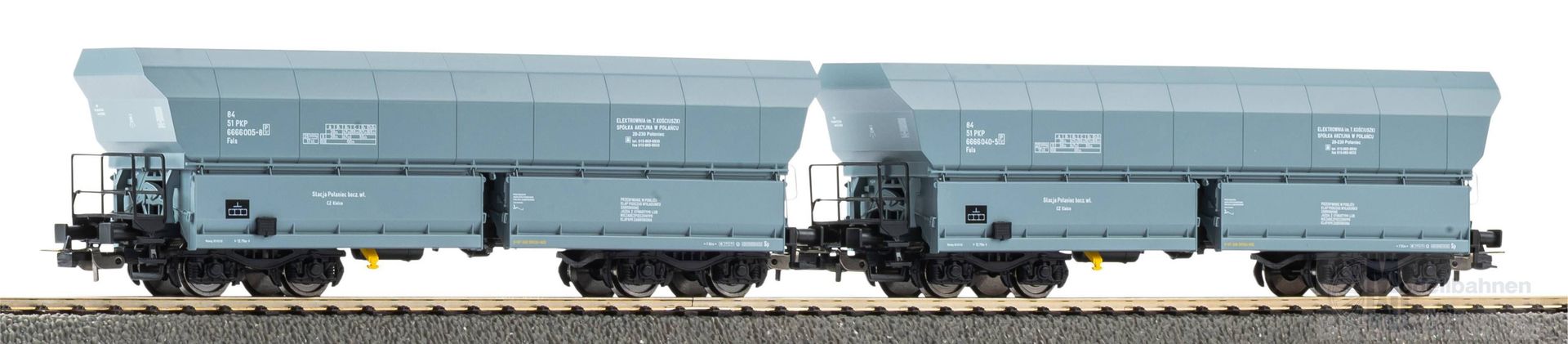Piko 28341 - Selbstentladewagen Set PKP Ep.V 2.tlg. Fals Set 2 H0/GL