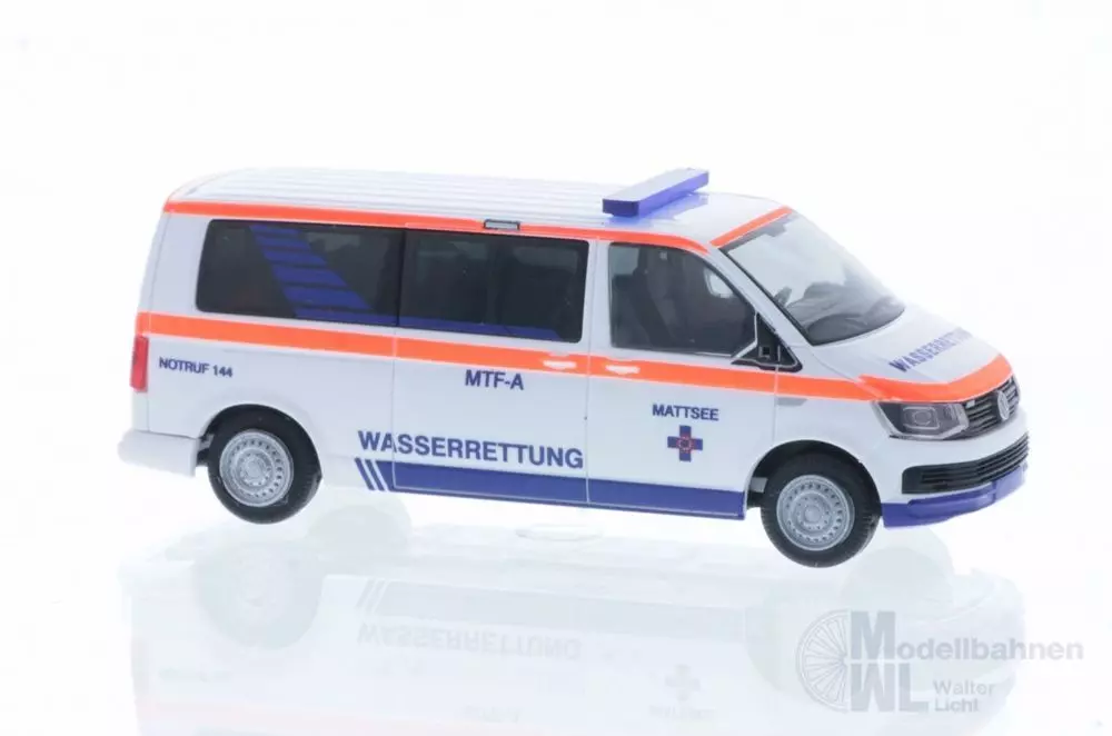 Rietze 53899 - Volkswagen T6 Wasserrettung Mattsee (AT) H0 1:87