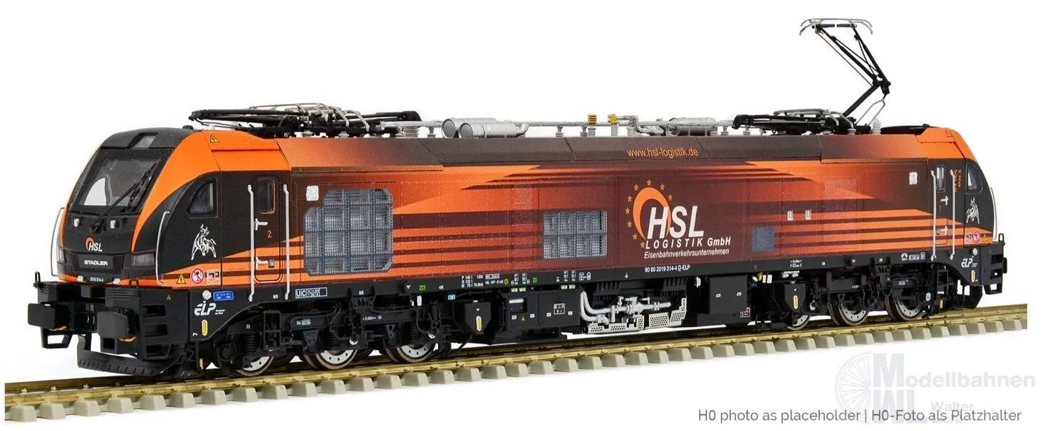 Sudexpress T0193141 - Zweikraftlok BR 2019 314-4 Euro 9000 HSL Ep.VI TT 1:120
