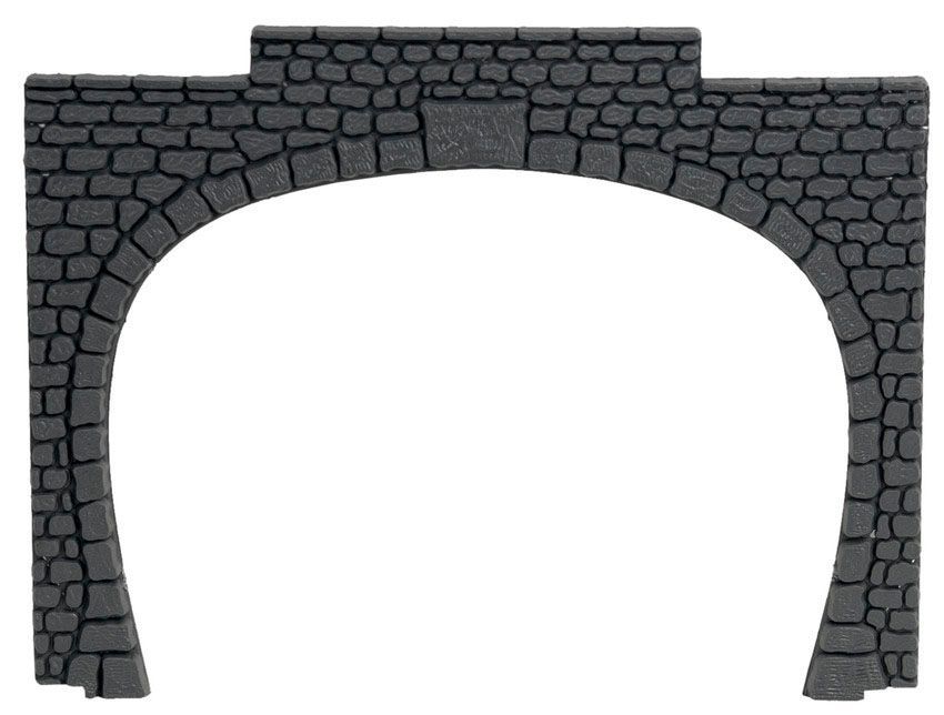 Noch 60020 - Tunnel-Portal 2-gleisig, 2 Stück, 15,5 x 12,5 cm H0 1:87