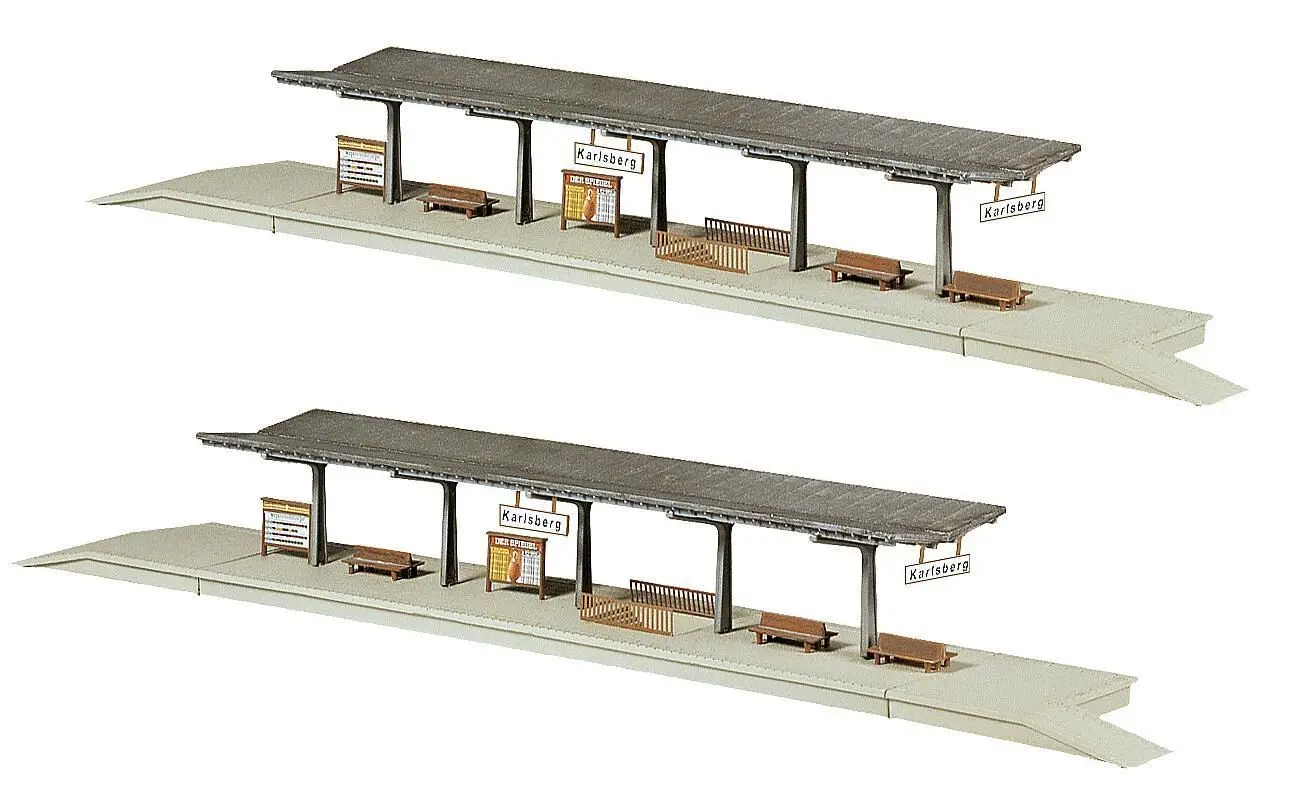 Faller 222126 - 2 Bahnsteige N 1:160