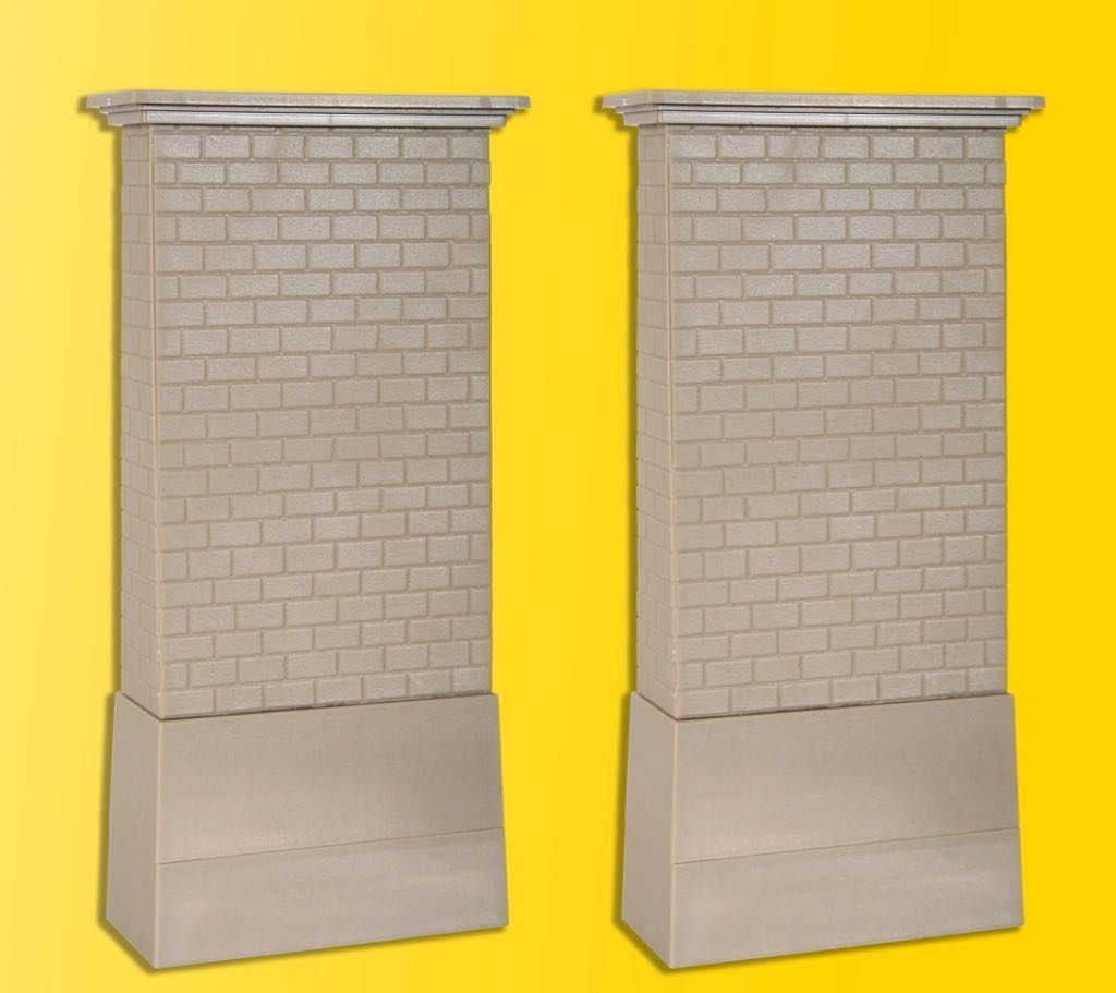 Kibri 39751 - Gemauerter Viadukt-Mittelpfeiler mit Betonsockel 2 Stück H0 1:87