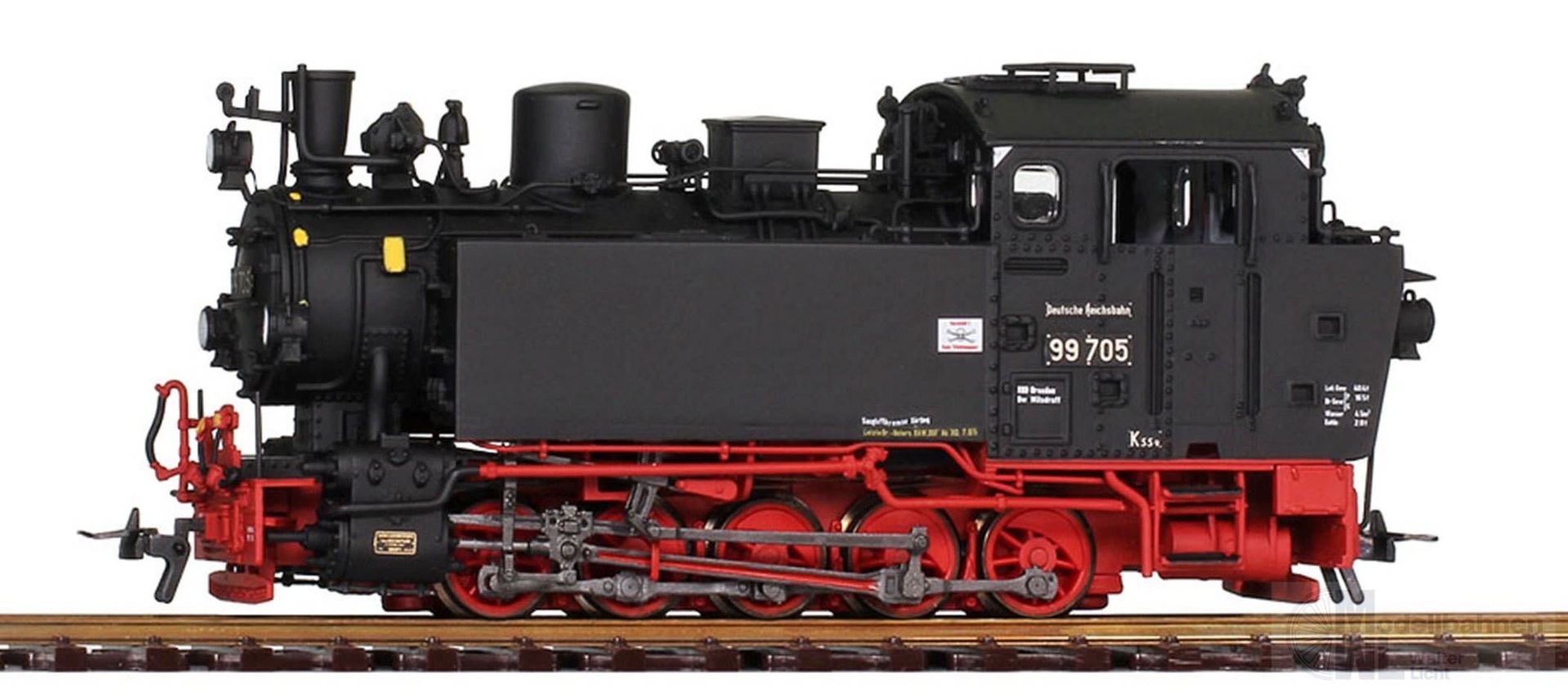 Bemo 1106835 - Dampflok BR 99 705 DR Ep.III Jahresmodell 2024 H0m Bemo 1106835 - Dampflok BR 99 705 DR Ep.III Jahresmodell 2024 H0m
