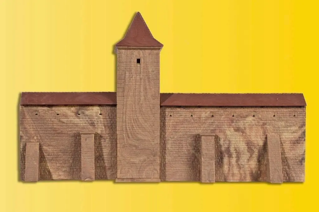 Kibri 37108 - Wehrturm mit Mauer in Rothenburg N 1:160