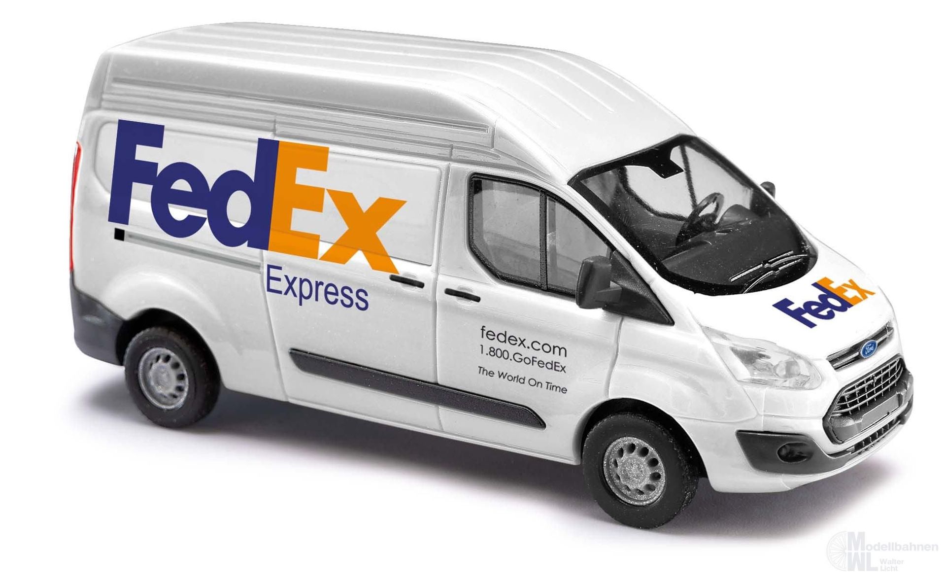 Busch 52516 - Ford Transit Custom HD FedEx H0 1:87 Busch 52516 - Ford Transit Custom HD FedEx H0 1:87