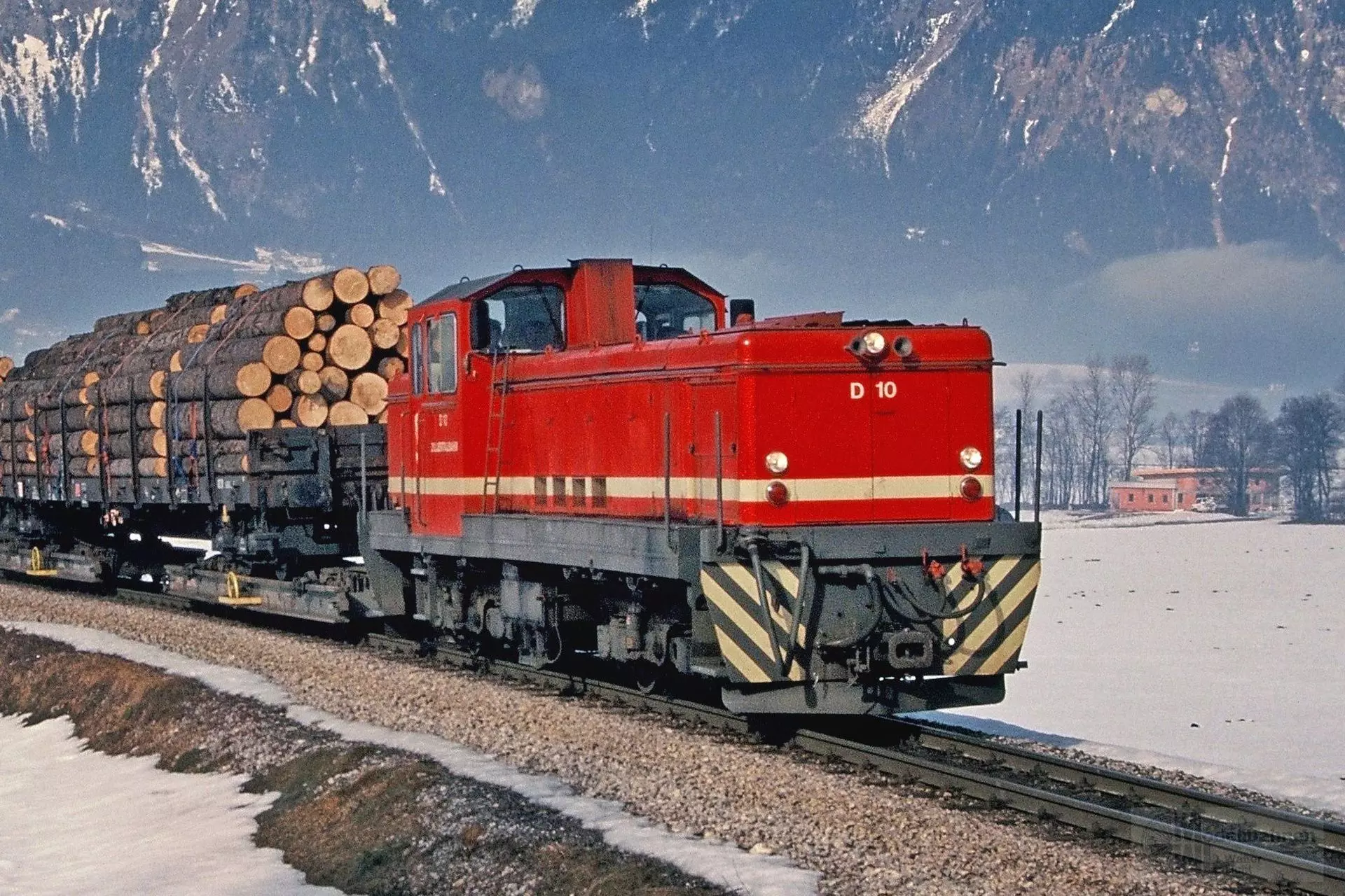 Bemo 1021952 - Diesellok D 10 Zillertalbahn Ep.V rot H0e
