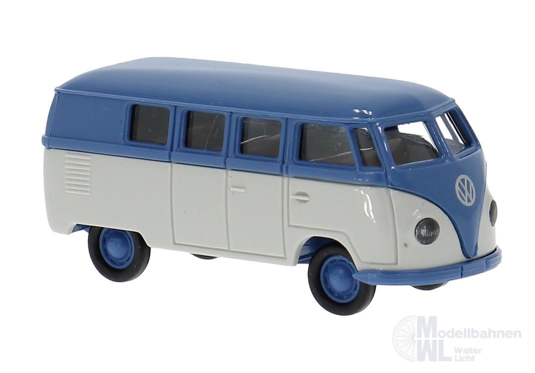Brekina 31034 - VW T1a Kombi grau/blau H0 1:87