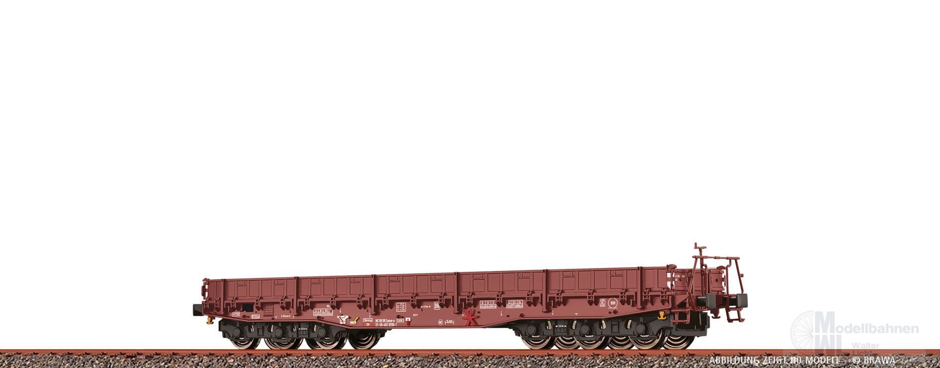 Brawa 67042 - Schwerlastwagen DR Ep.IV Samm-u4818 N 1:160