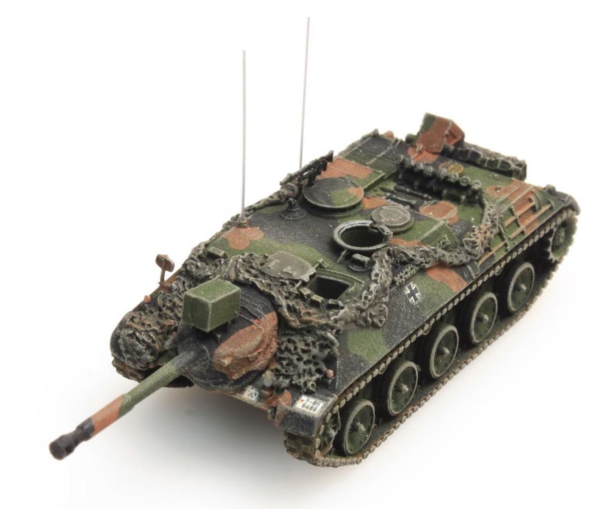 ARTITEC b.v. 6160004 - Panzer KaJaPa 90mm gefechtsklar Flecktarn Lackierung. Bundeswehr N 1:160