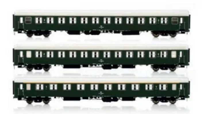 Jägerndorfer Modellbahn 90500 - Personenwagen Set ÖBB Ep.III 3.tlg. UIC-X Vorserie H0/GL