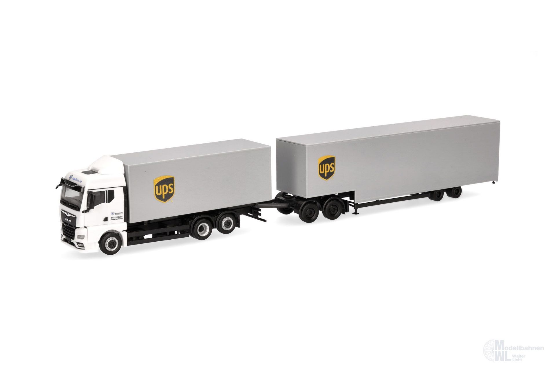 Herpa 318570 - MAN TGX Ko-LKW m. Jumboko UPS H0 1:87