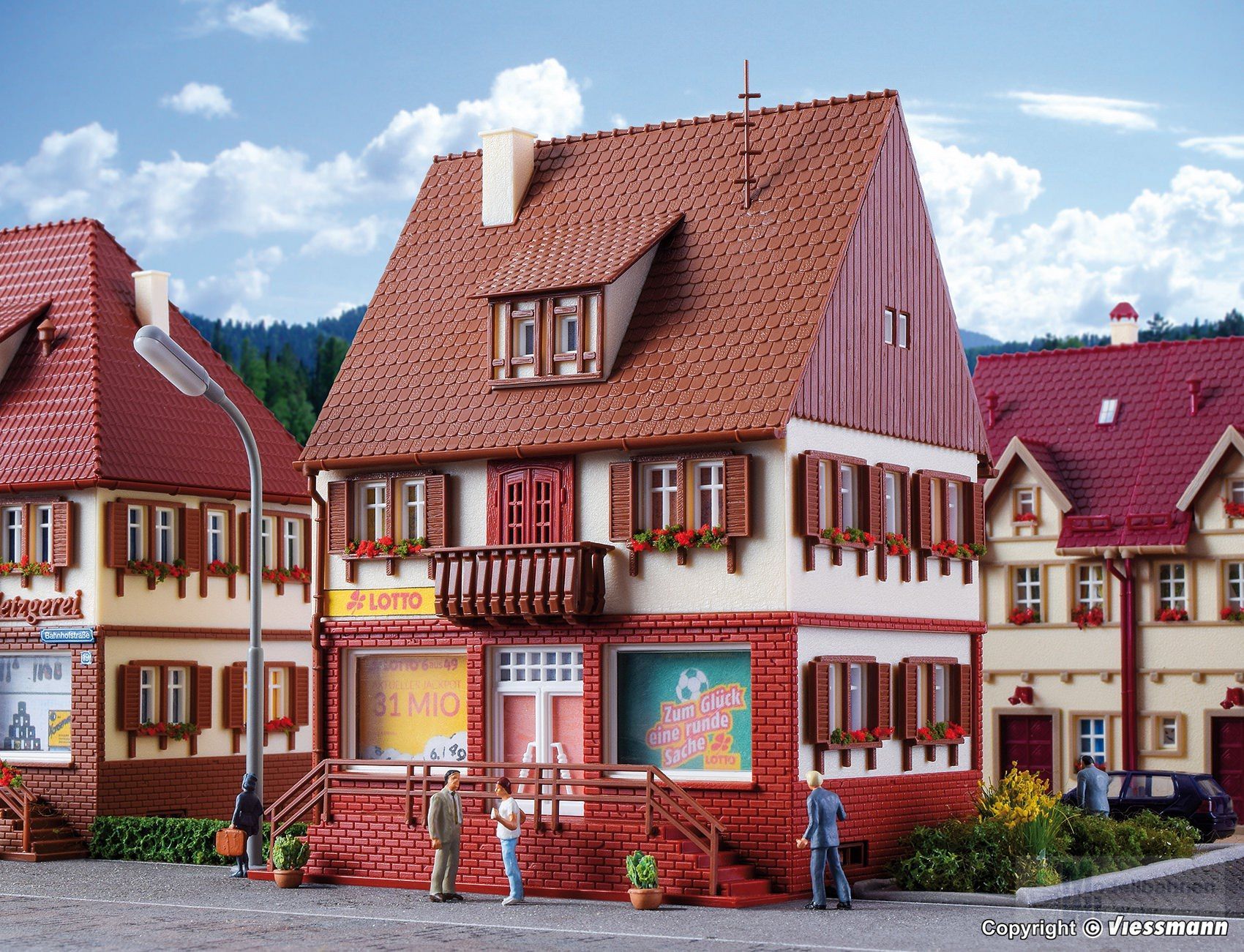 Vollmer 43803 - Lotto Geschäft H0 1:87