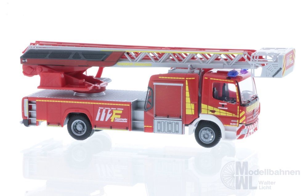 Rietze 71659 - Mercedes-Benz Atego Magirus DLK Feuerwehr Lüdenscheid H0 1:87 Rietze 71659 - Mercedes-Benz Atego Magirus DLK Feuerwehr Lüdenscheid H0 1:87