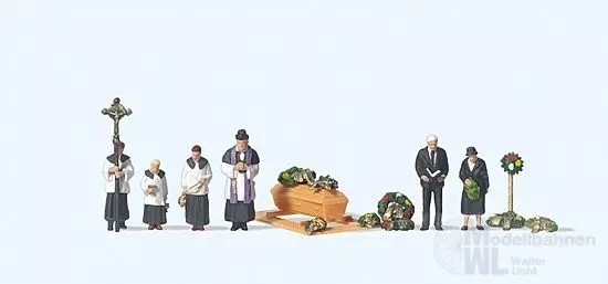Preiser 79194 - Beerdigung, katholischer Geis N 1:160