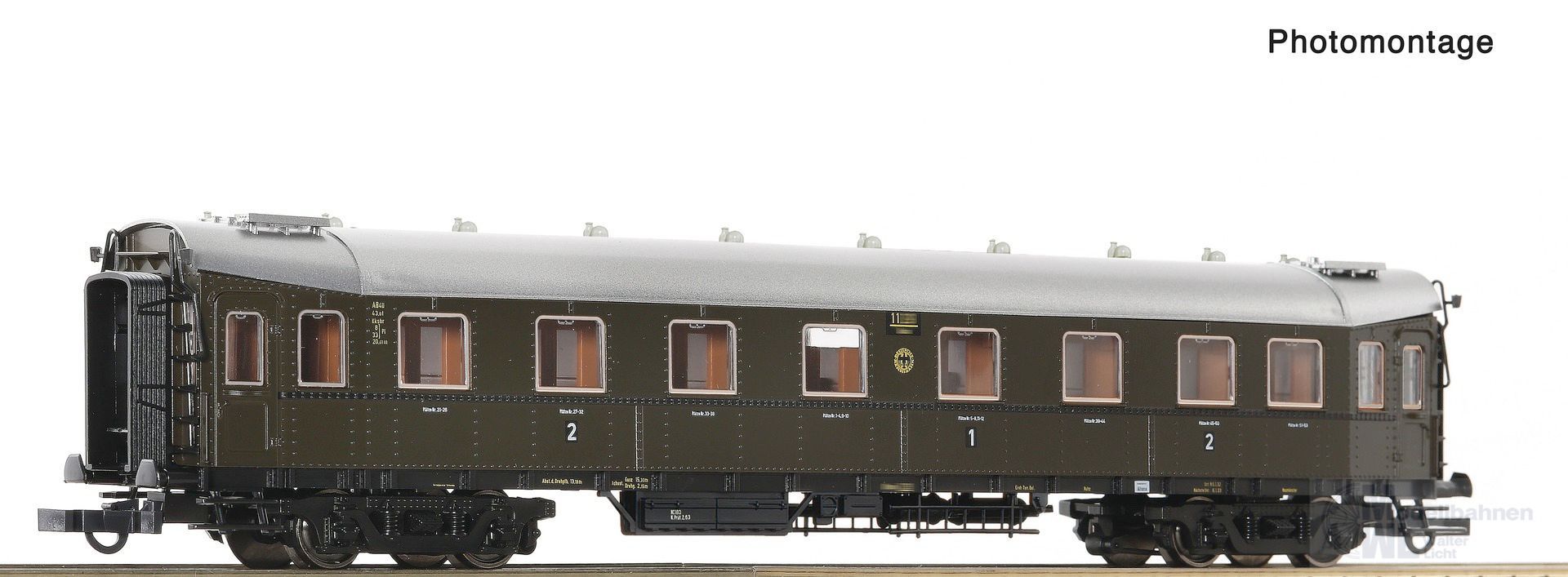 Roco 6200135 - Personenwagen DRG Ep.II 1/2.Kl. AB4ü-23 H0/GL