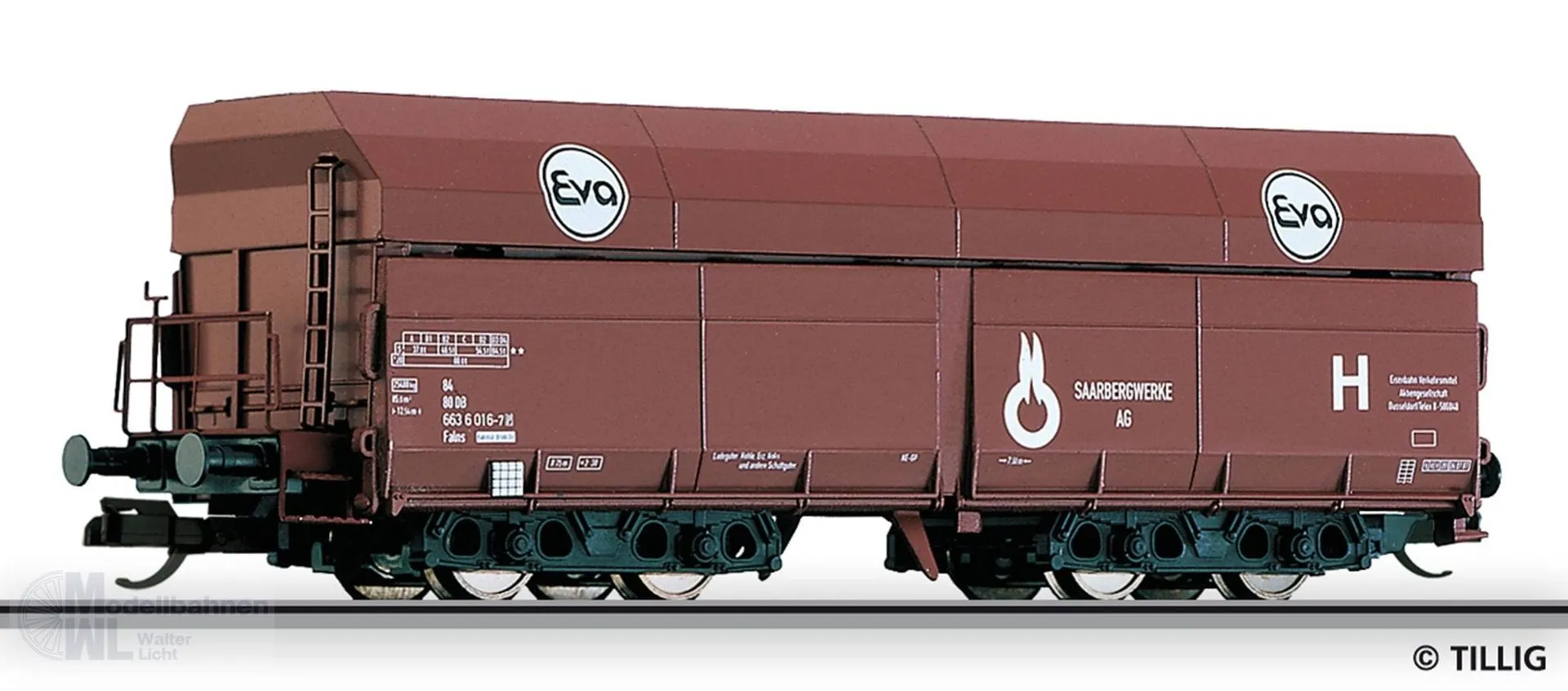 Tillig 502571 - Selbstentladewagen DB Ep.IV Falns  EVA (ex. 15213) TT 1:120
