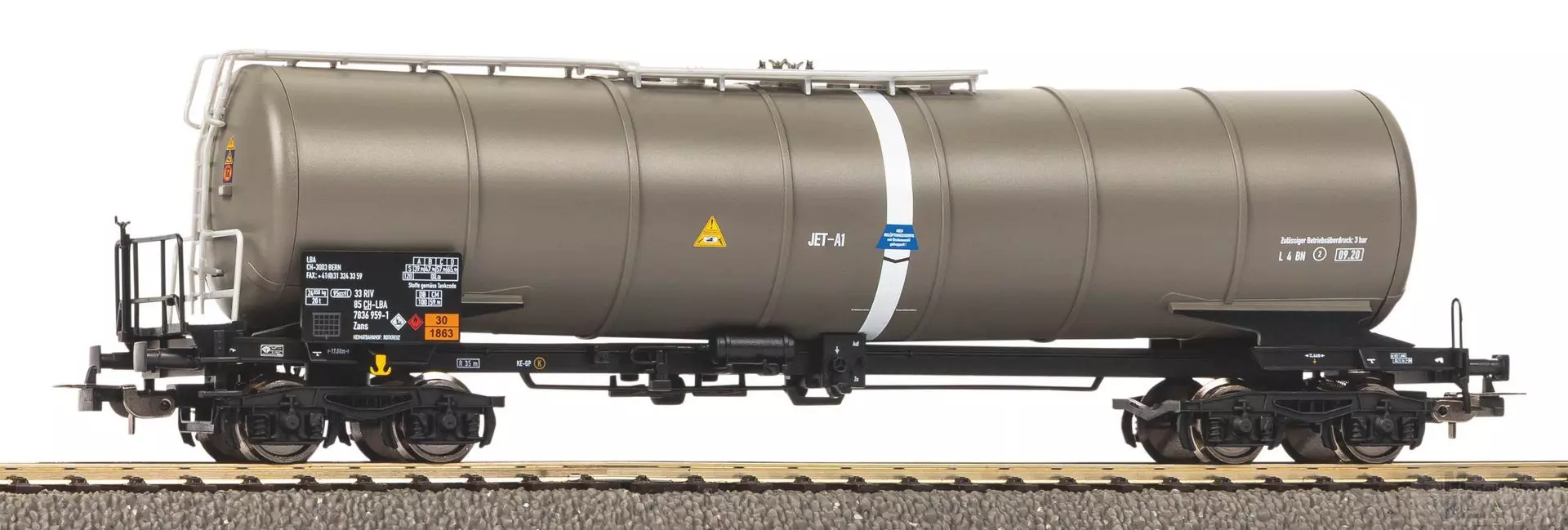 Piko 24628 - Knickkesselwagen CH-LBA Ep.VI Zans Jet A-1 H0/GL