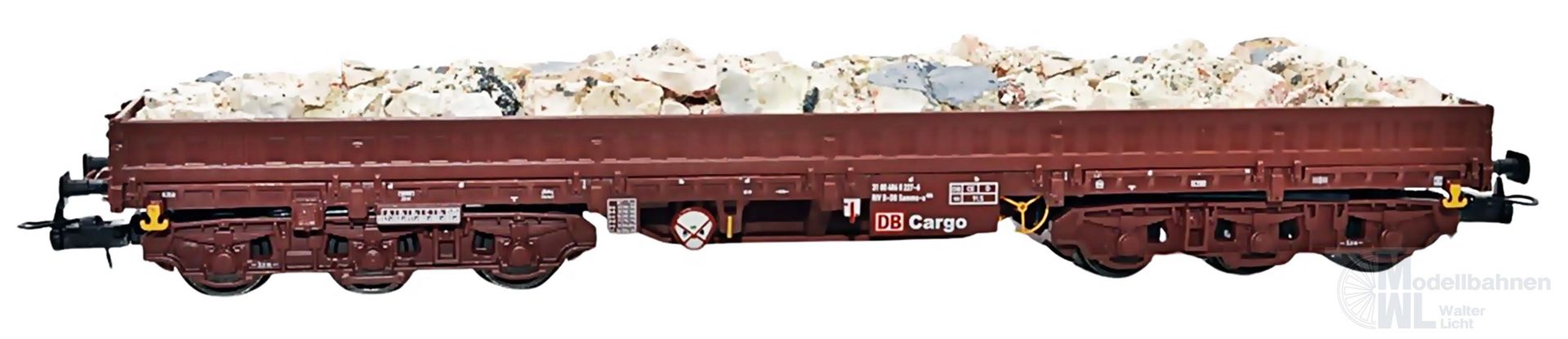 NPE NW22949 - Schwerlastwagen DB Ep.V/VI Samms-u 454 bel. mit Bauschutt H0/GL NPE NW22949 - Schwerlastwagen DB Ep.V/VI Samms-u 454 bel. mit Bauschutt H0/GL