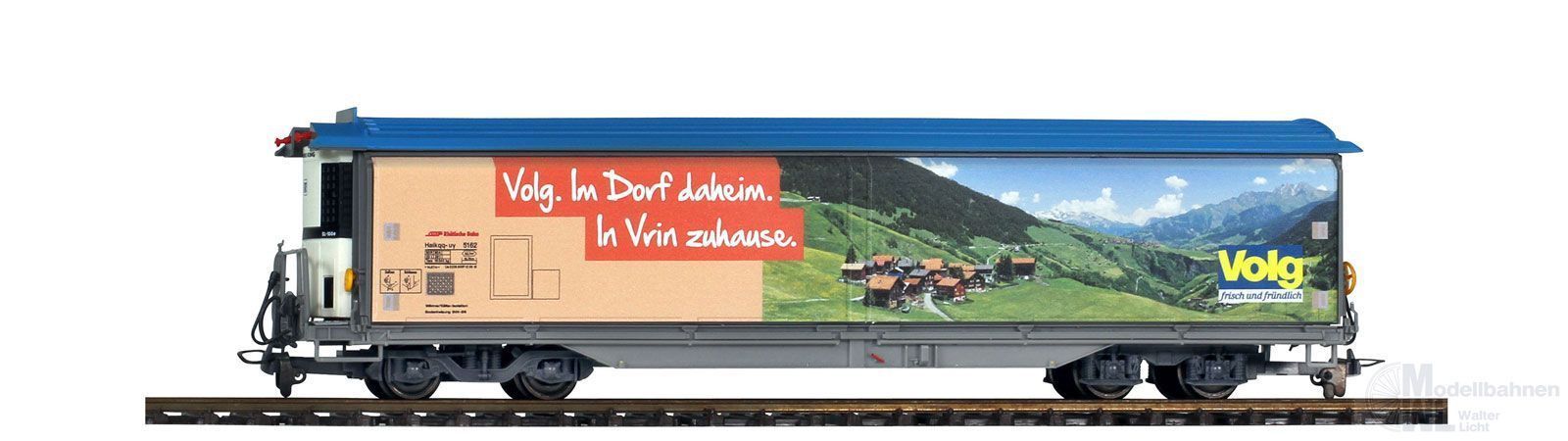 Bemo 2288162 - Schiebewandwagen RhB Ep.VI Haiqq-tuyz 5162 Volg Vrin H0m