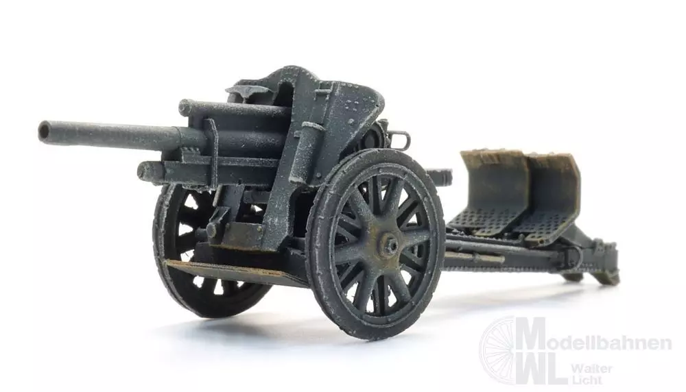 ARTITEC b.v. 6870628 - WM 10,5cm LeFH 18 grau Fertigmodell H0 1:87