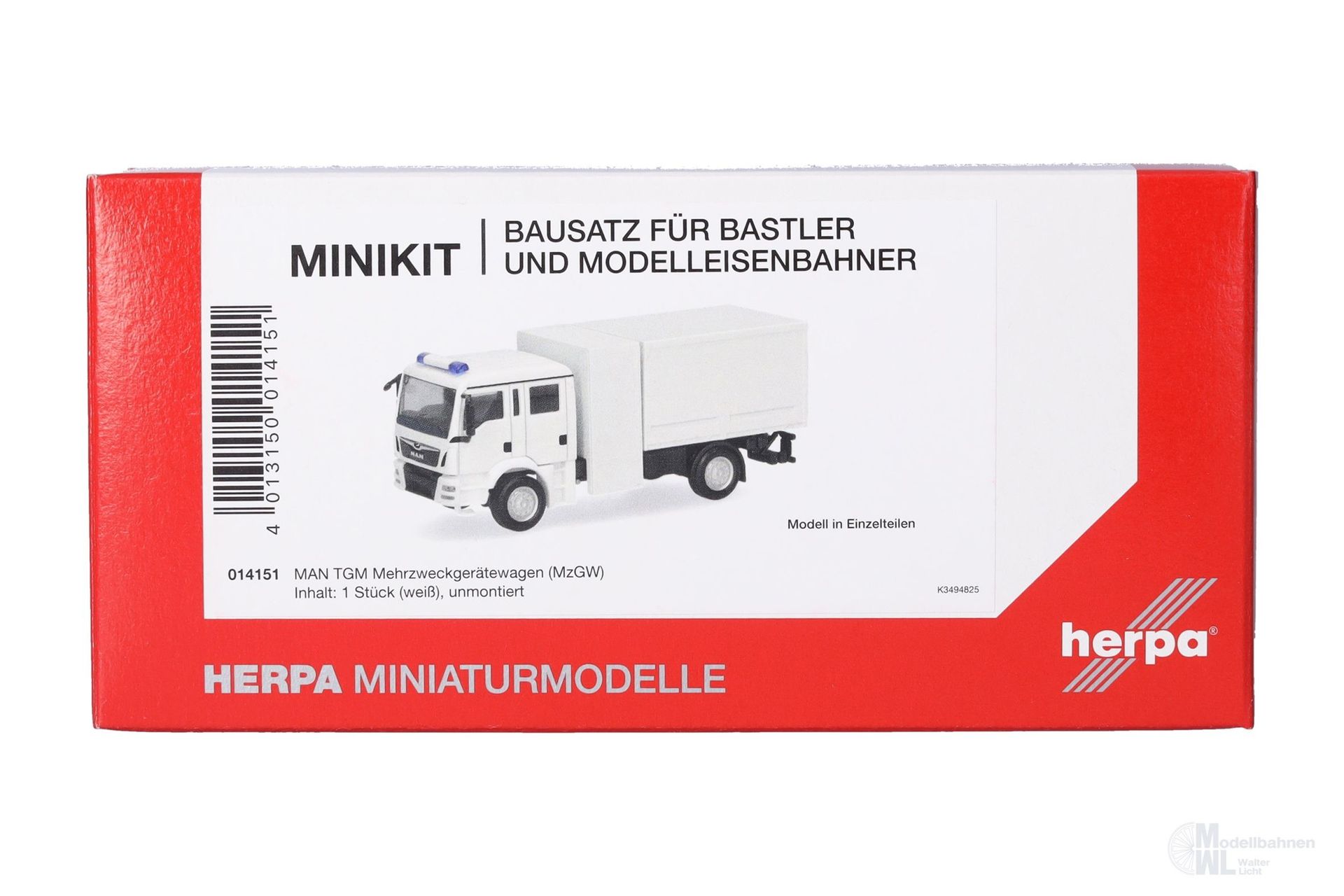 Herpa 014151 - MiniKit MAN TGM MzGW weiß H0 1:87