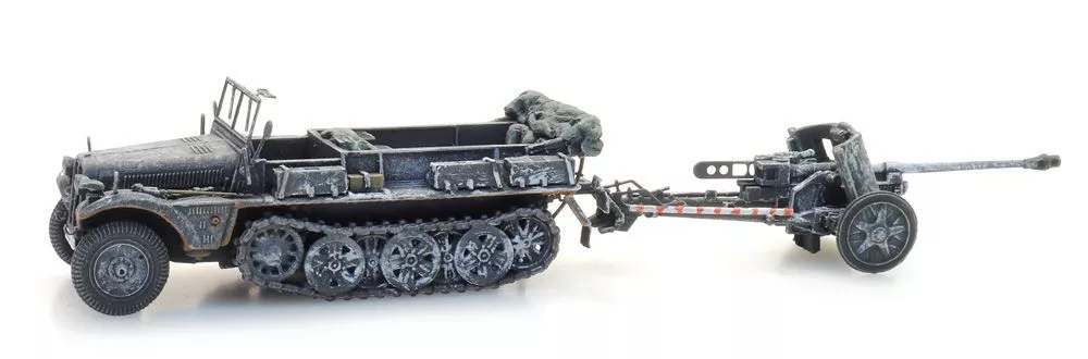 ARTITEC b.v. 6870489 - WM Sd.Kfz. 10 + PAK 38 Winter H0 1:87