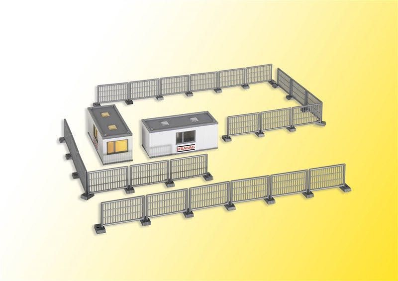 Kibri 38626 - Gebäude-Container STRABAG mit LED-Beleuchtung ersetzt 48627 H0 1:87