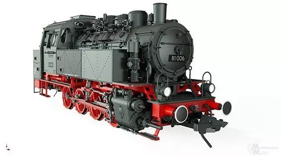 Lenz 40281-02 - Dampflok BR 81 006 DB Ep.III DB Schriftzug Spur 0