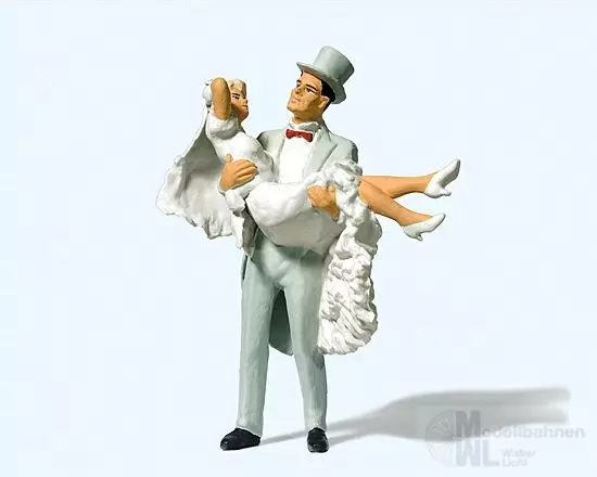 Preiser 45044 - Bräutigam die Braut tragend Spur G
