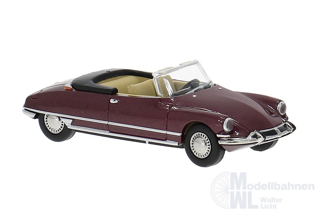 Brekina 14237 - Citroen DS Cabrio Chapron offen in rot met. (F) H0 1:87 Brekina 14237 - Citroen DS Cabrio Chapron offen in rot met. (F) H0 1:87