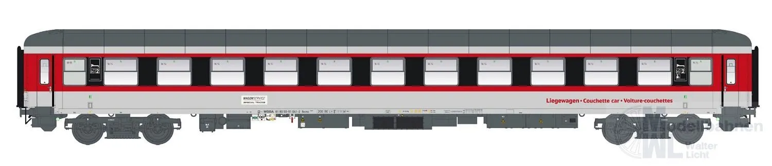 LS Models 58520 - Liegewagen Wagonservice Ep.VI Bvcmz 248.5 TT 1:120
