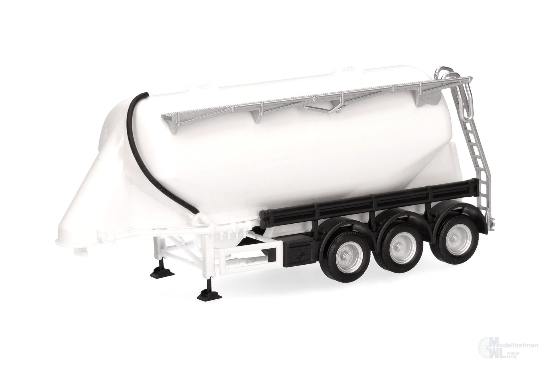 Herpa 076821-002 - Eutersilo-Auflieger 35m³ 3-achs weiß H0 1:87