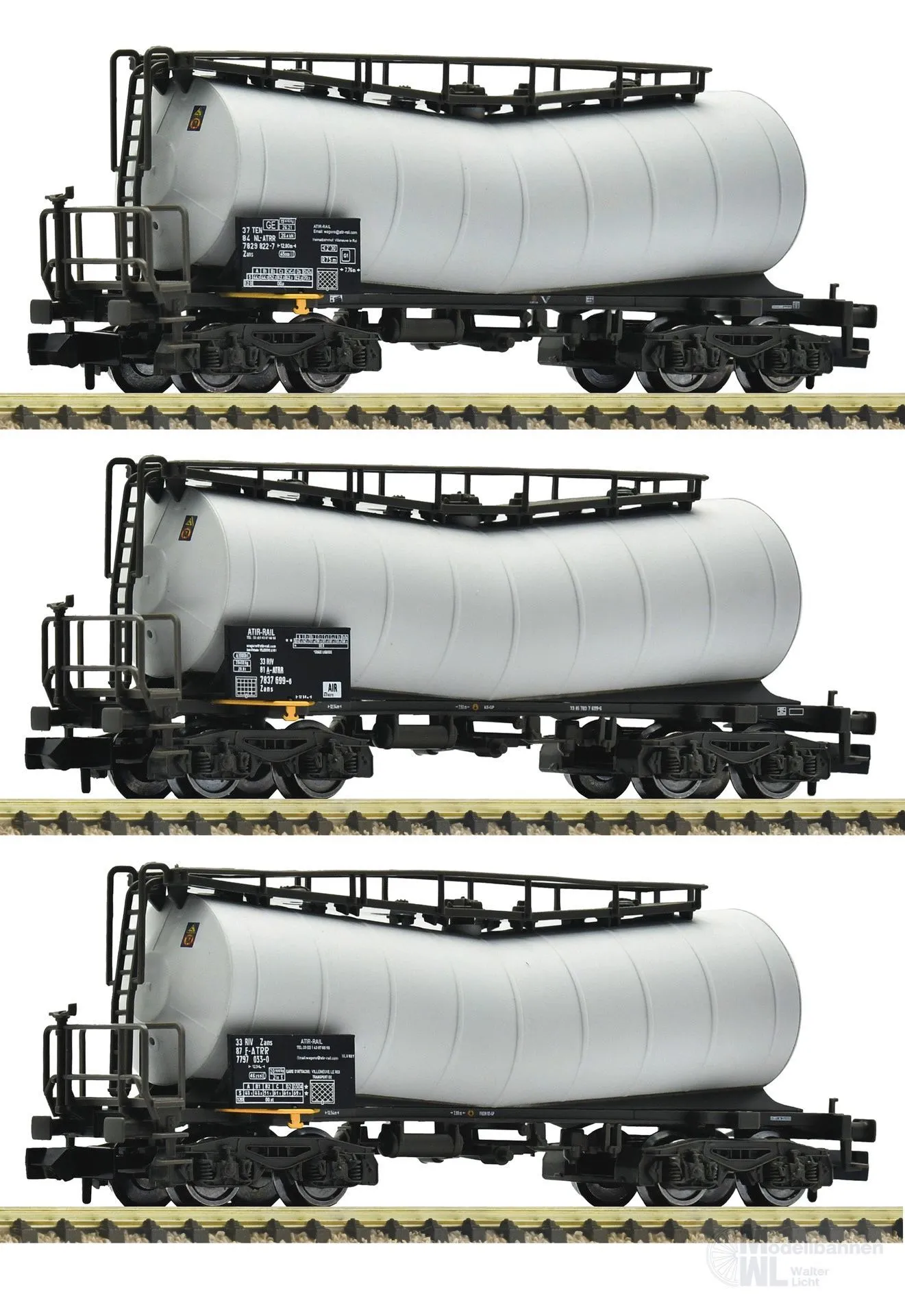 Fleischmann 6660170 - Knickkesselwagen Set Ep.VI 3.tlg. N 1:160