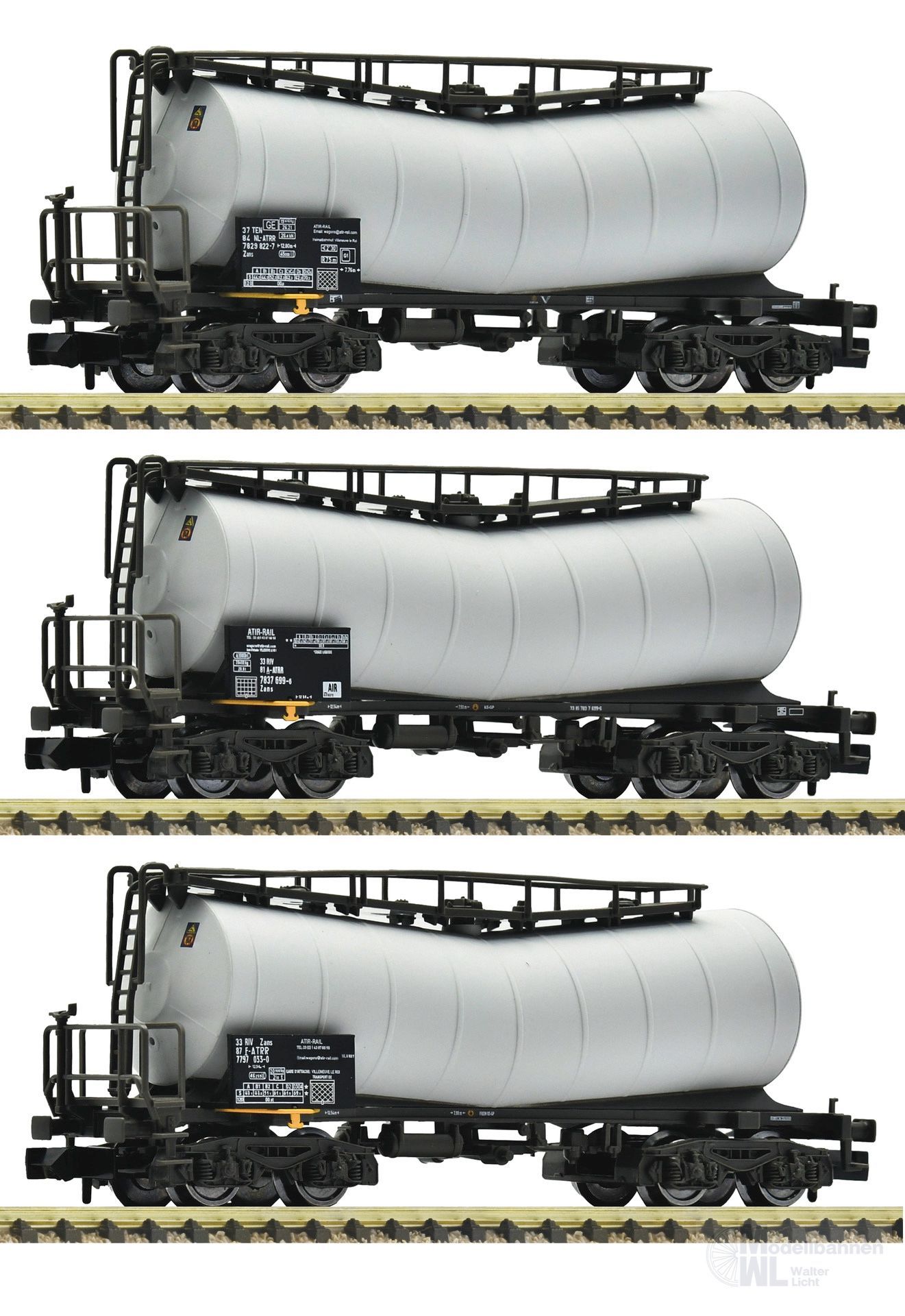 Fleischmann 6660170 - Knickkesselwagen Set Ep.VI 3.tlg. N 1:160