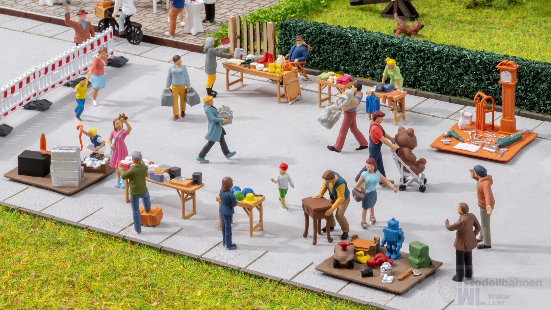 Noch 16282 - Figuren-Themenwelt Flohmarkt H0 1:87 Noch 16282 - Figuren-Themenwelt Flohmarkt H0 1:87